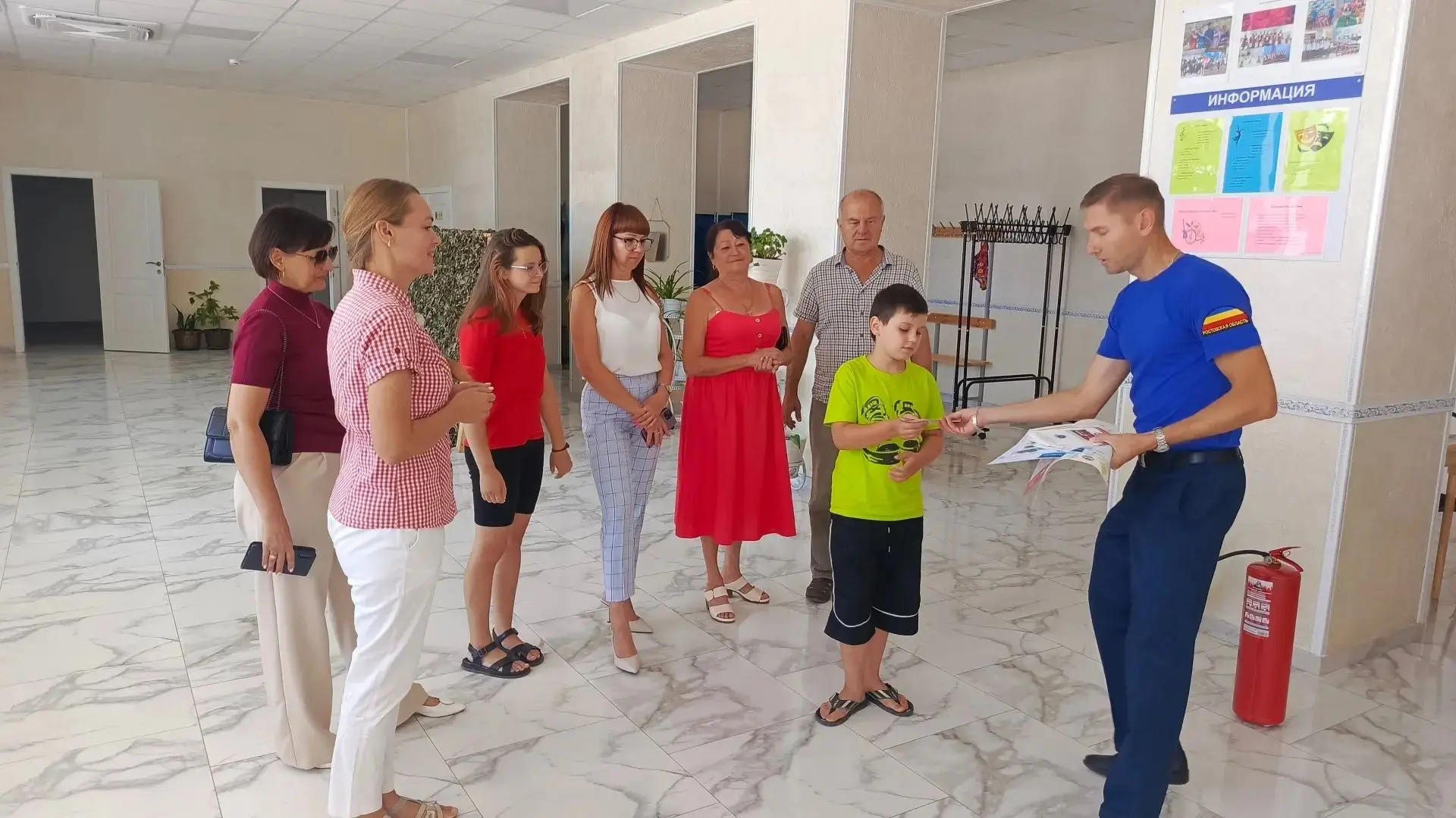 В МБУК КСП "Кировский СДК" прошла беседа  о мерах пожарной безопасности "Что делать, ес...