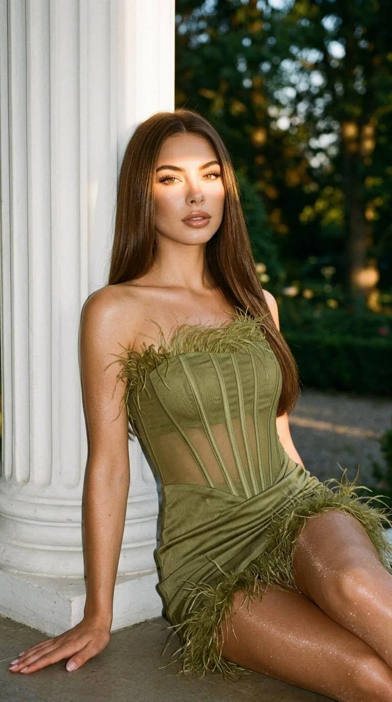 🌿  Оливковый глянец