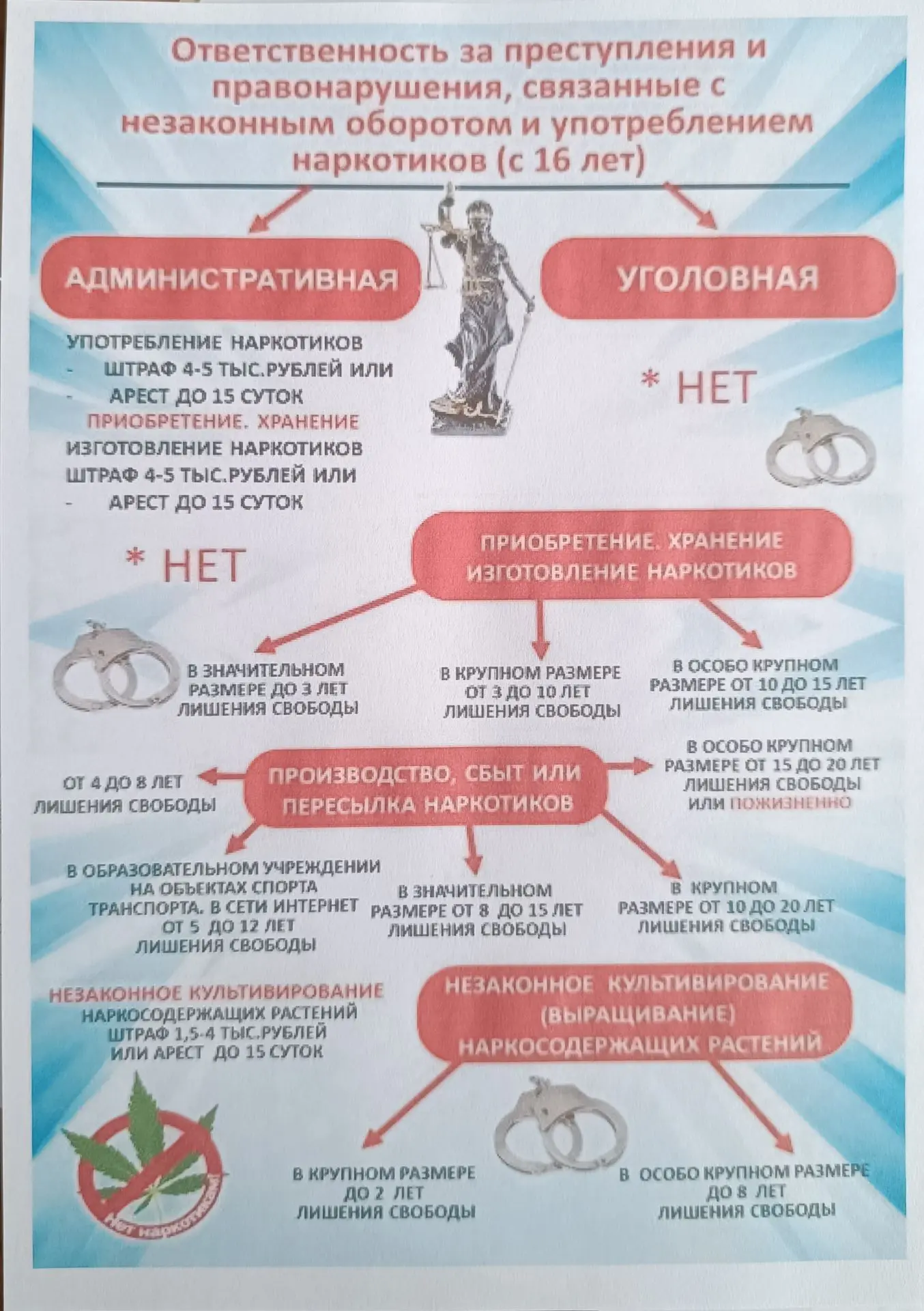 Проблема вовлечения несовершеннолетних в незаконный оборот наркотиков остаётся одной из самых острых