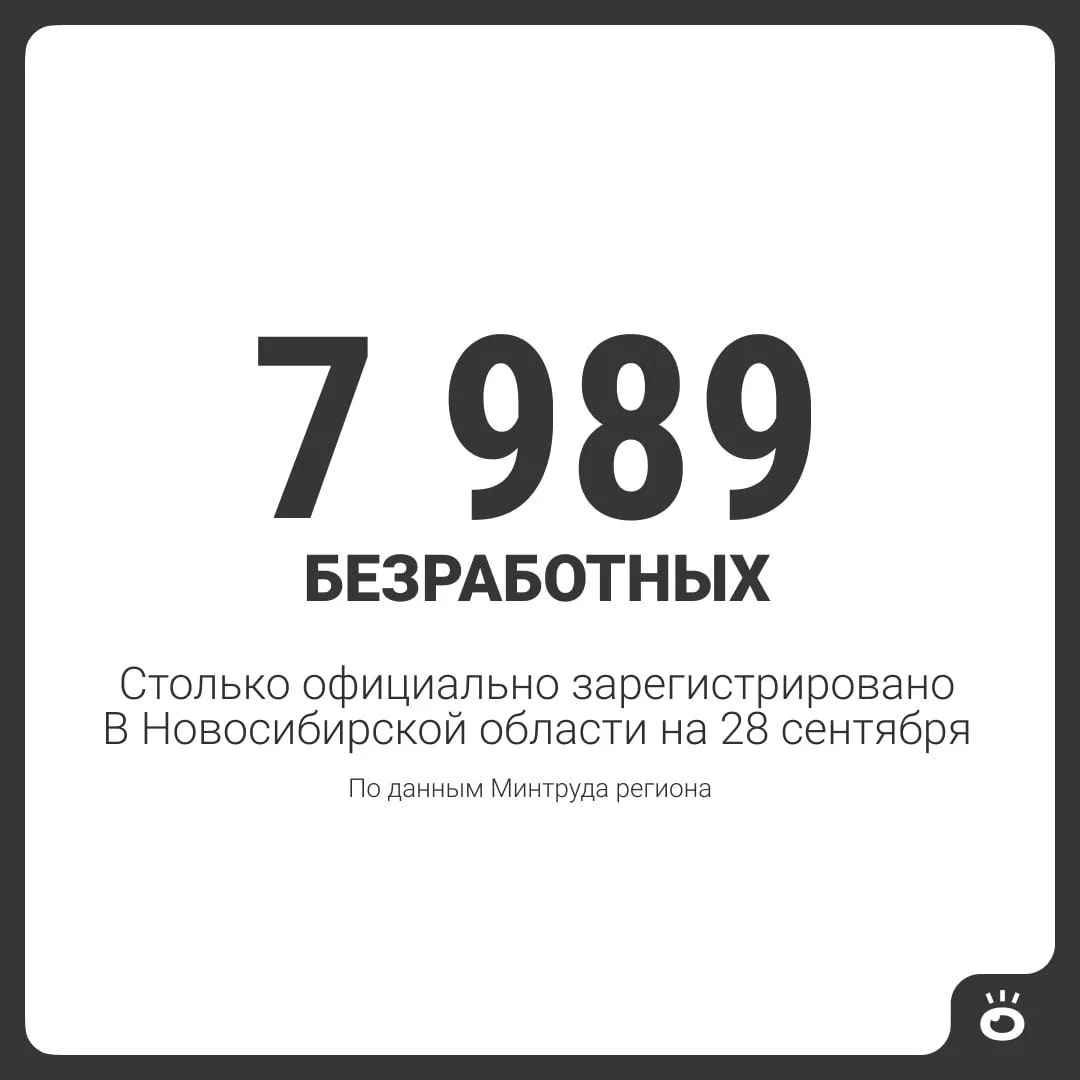 Сколько безработных в Новосибирской области? 🧐