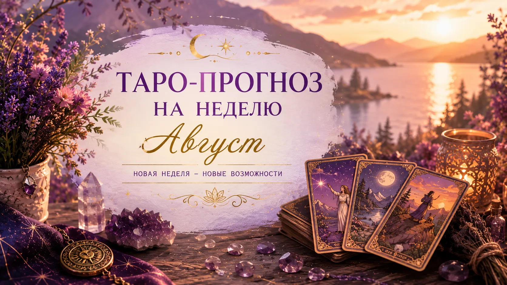 🔮 Таро-прогноз на неделю 10–16 августа