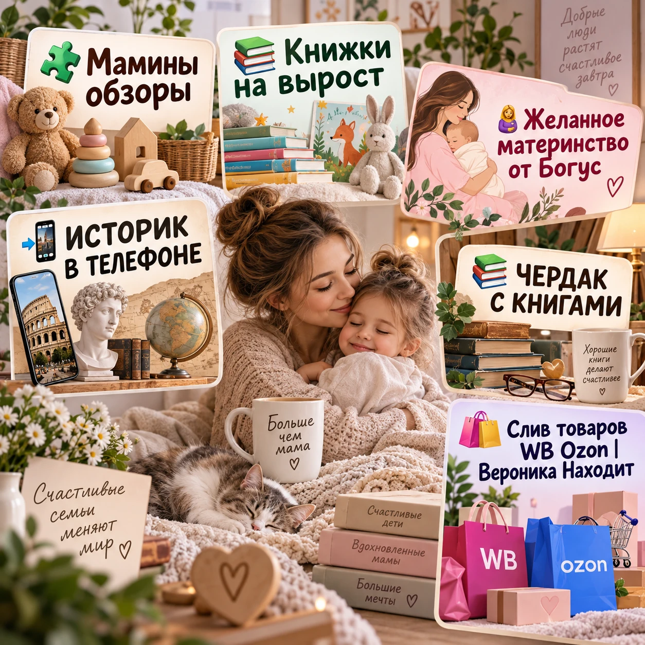 ✨ Девочки, собрала для вас небольшую подборку каналов, где можно найти и полезное для м...