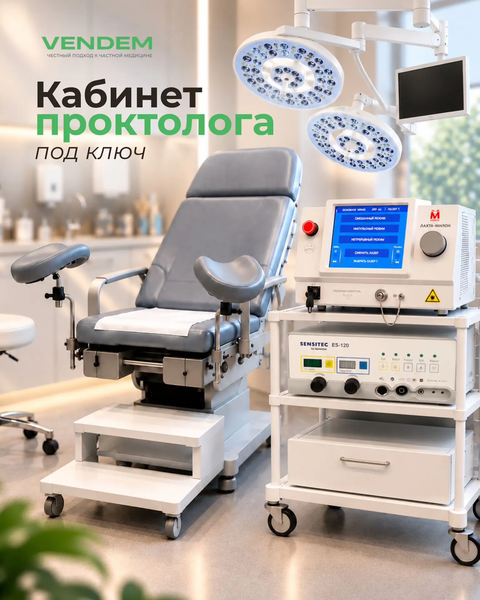 Что нужно для открытия кабинета проктолога?