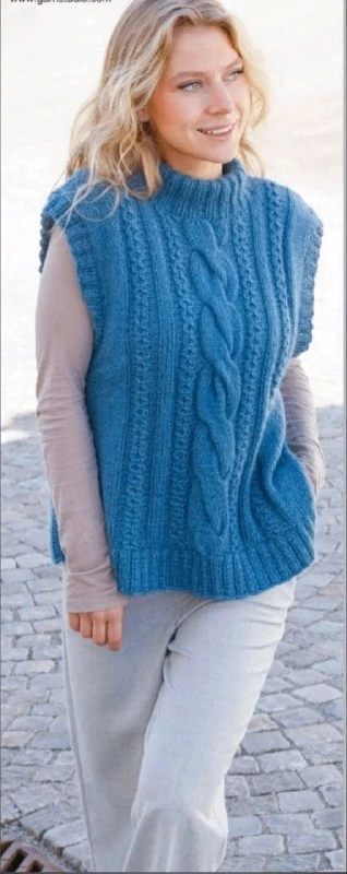 Жилет спицами   🧶 Вязание на каждый день