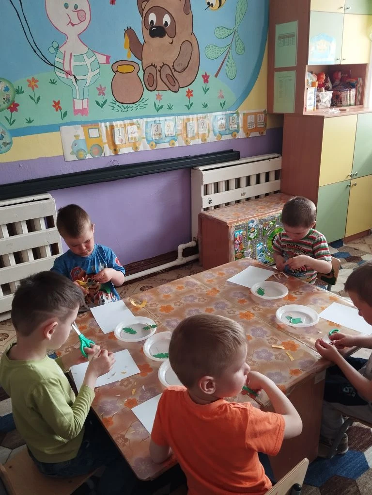 🌼 Аппликация в младшей группе: «Одуванчик»