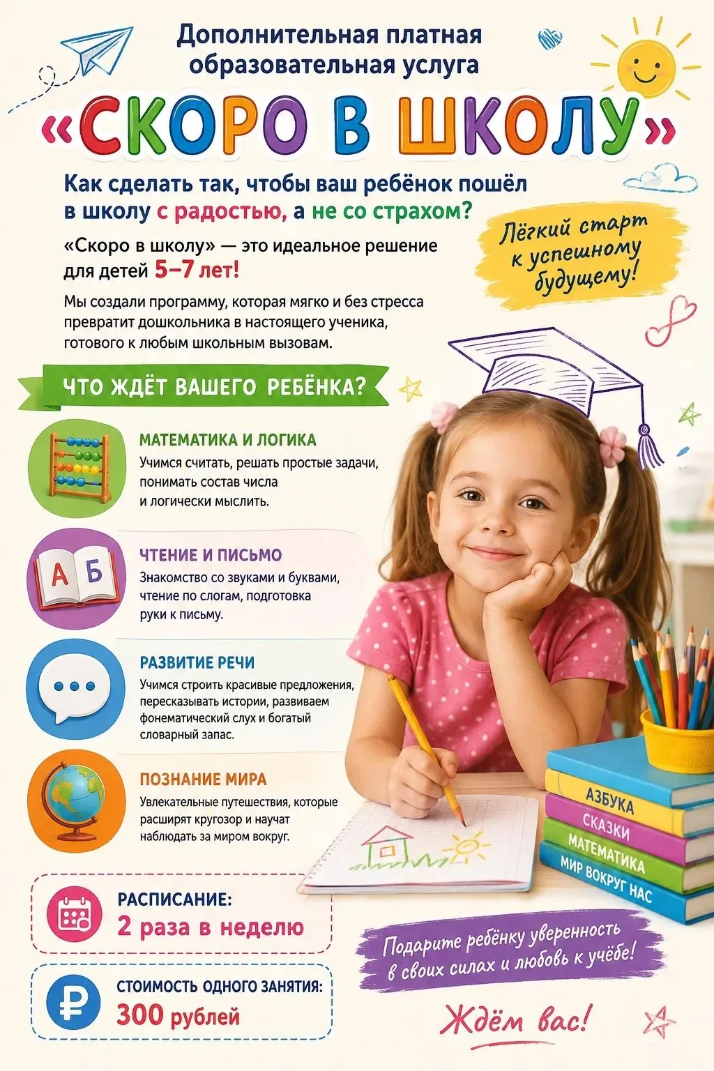 Рубрика "Дополнительные образовательные услуги"