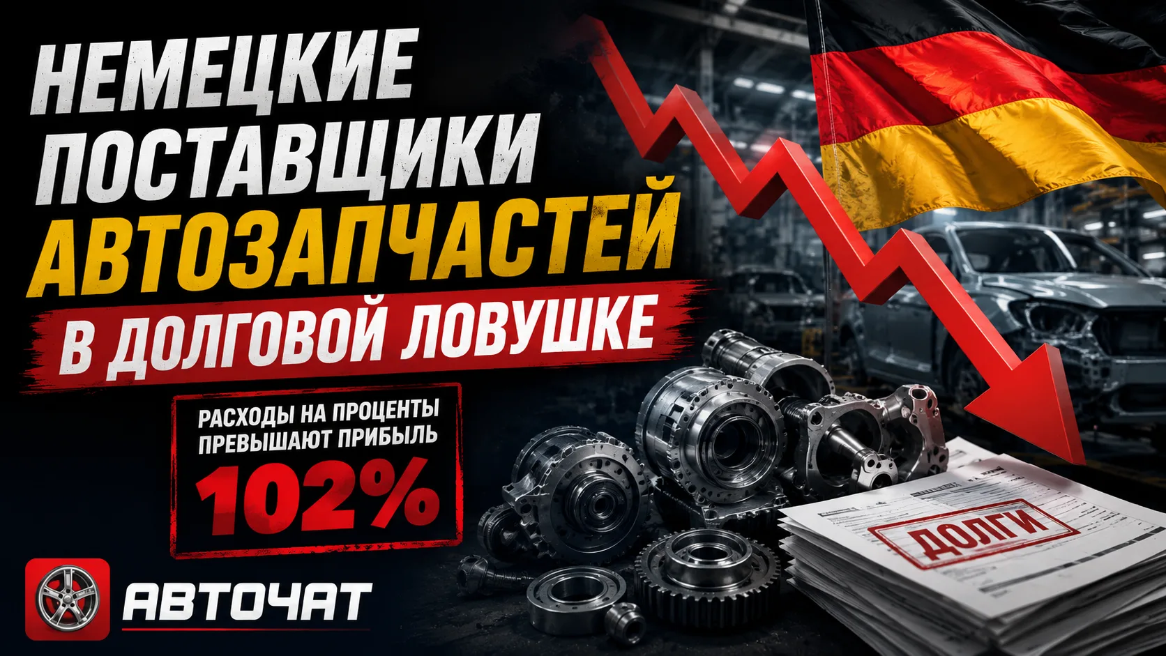 Немецкие поставщики автозапчастей оказались в долговой ловушке