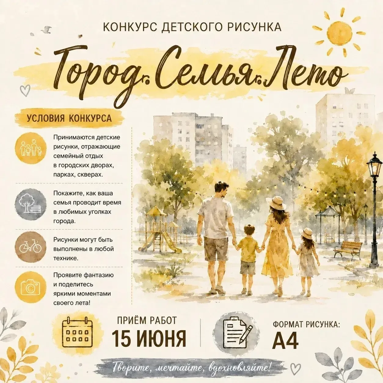 Наш любимый город уже совсем скоро встретит своё 95-ое лето☀️
И это прекрасный повод объявить новый 