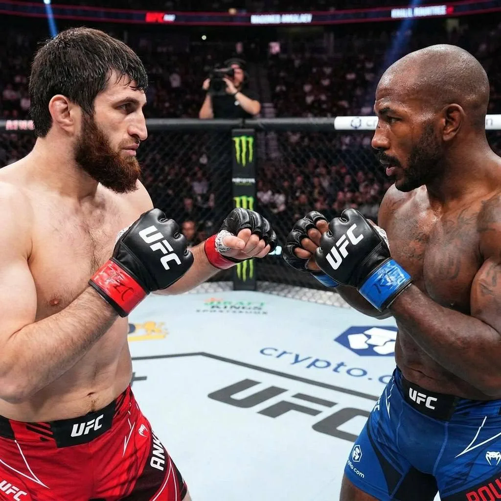 🔥Бой Магомеда Анкалаева (UFC 12-2-1-1NC) и Халила Раунтри (UFC 10-7-1NC) 25 июля станет главным собы