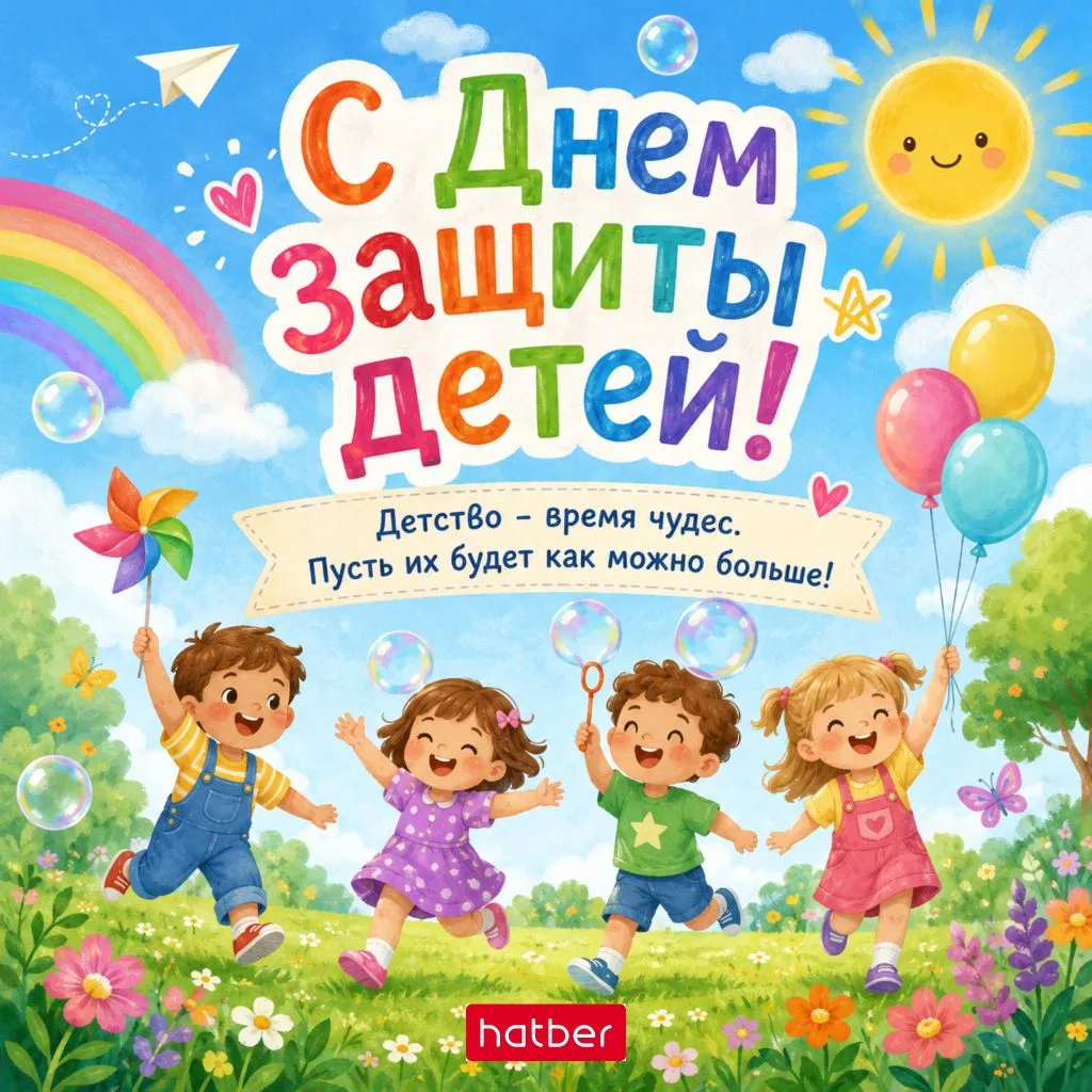С Международным днём защиты детей❤️