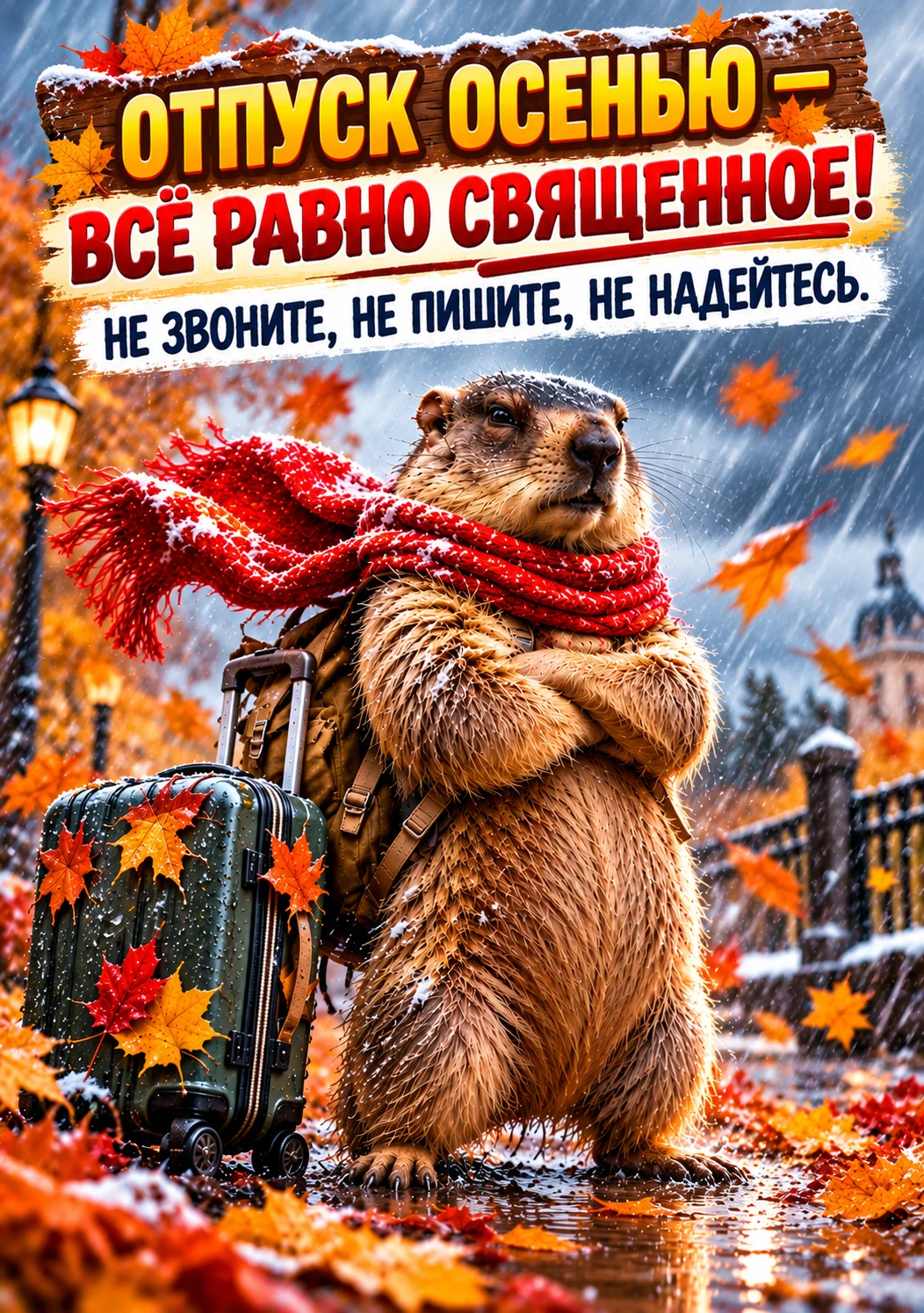 💚💛❤️ Настроение в открытке.