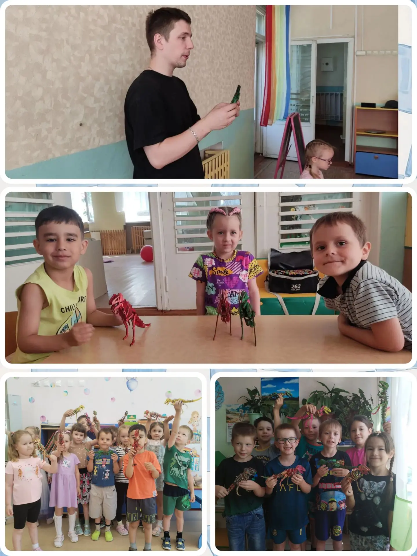 🦖 СУПЕР-МАСТЕР-КЛАСС: МЫ СОЗДАЛИ ТИРАННОЗАВРА!

Друзья, это было невероятно! Сегодня мы не просто м