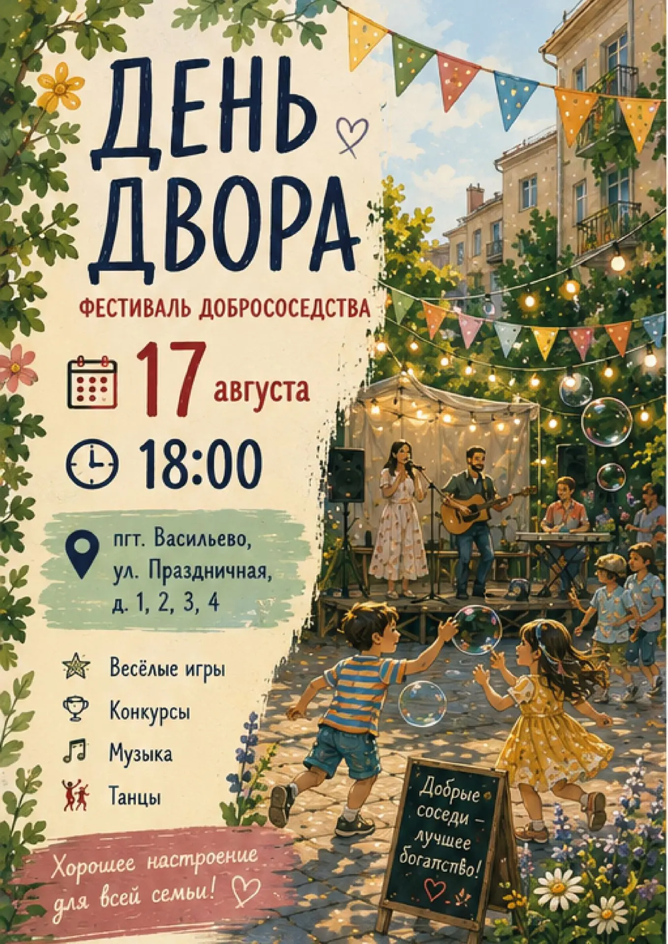 Друзья, как здорово, что лето продолжается! А ещё здорово, что в августе в Васильево сн...