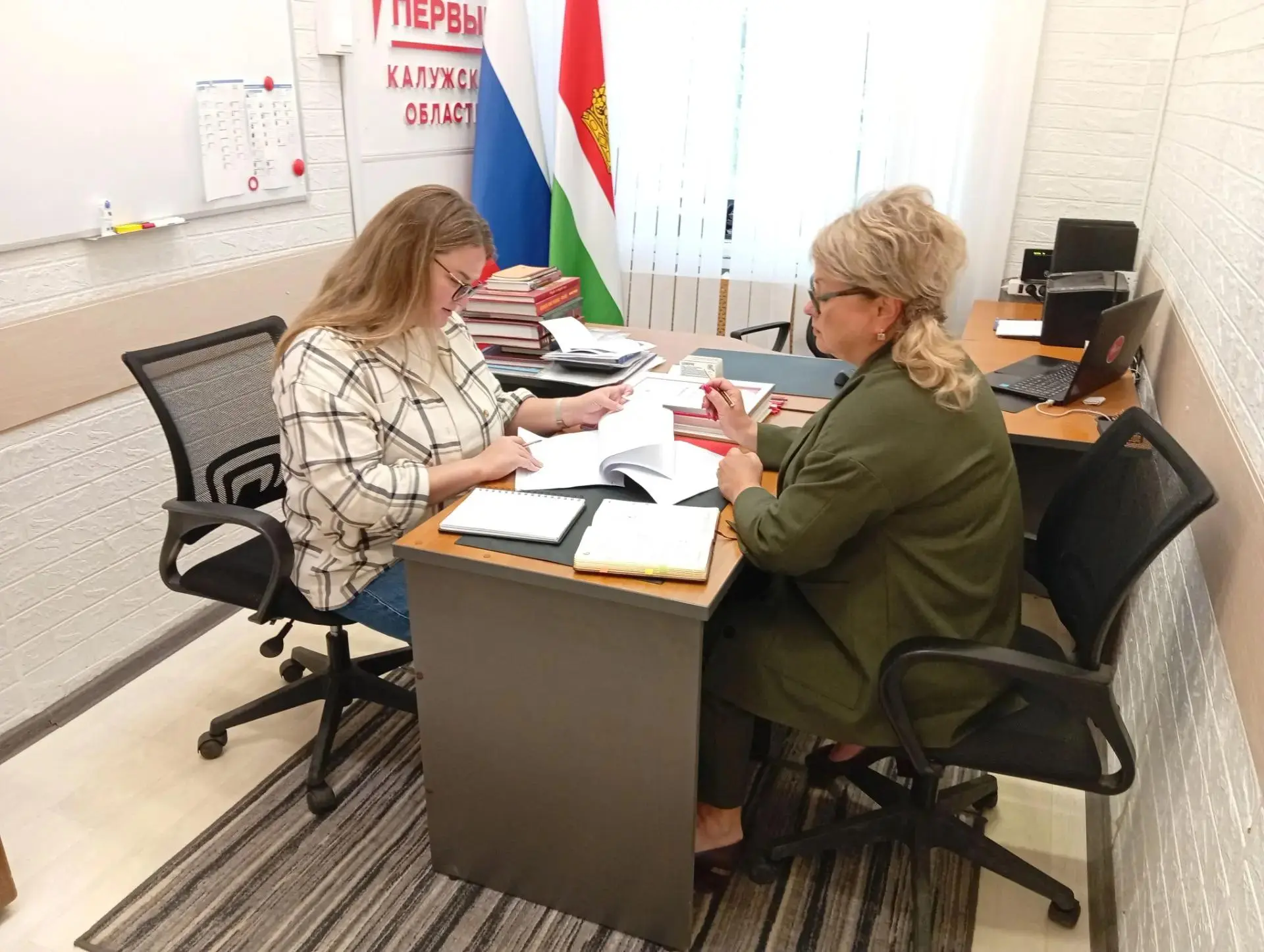 Рабочая встреча заместителя руководителя с региональным отделением "Движение Первых" в Калужской обл