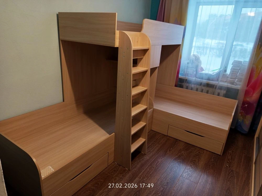 Спальный комплекс «Три в одном»: 3 кровати, 1 идея — максимум комфорта!