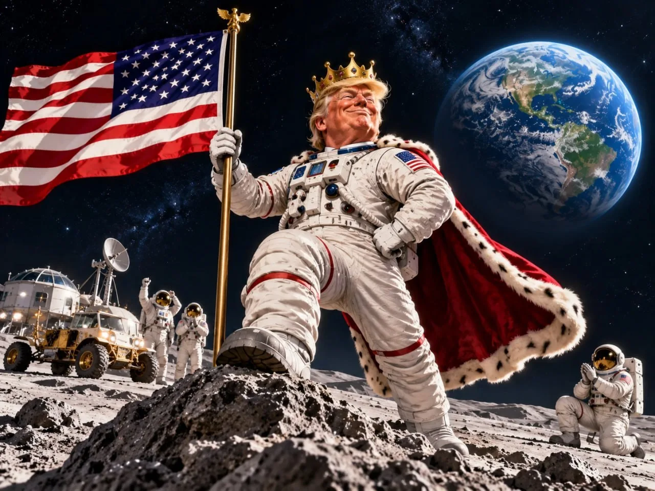 Трамп объявил Луну американской