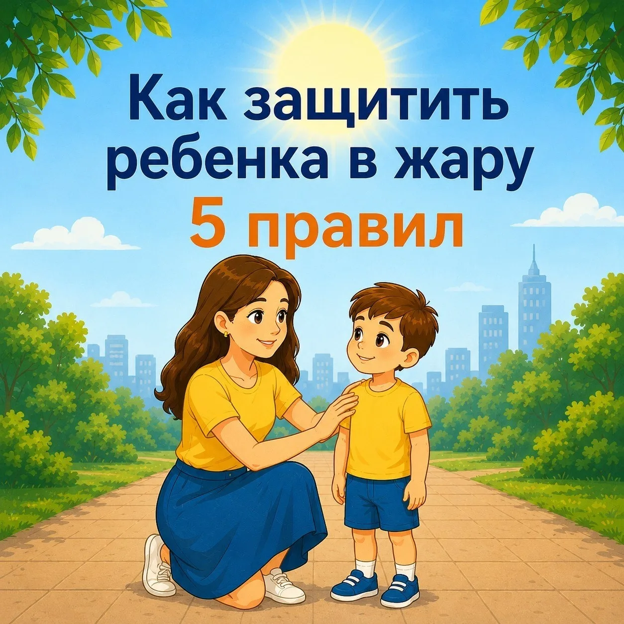 🔅Летняя жара может быть очень опасна для ребенка

Дети перегреваются гораздо быстрее взрослых из-за
