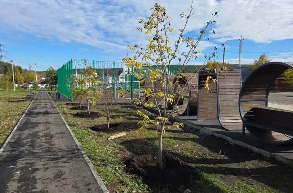 В парке «Полесье», что расположен в микрорайоне Лесной Иркутска, завершен очередной эта...