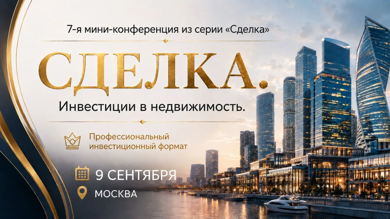 7-я мини-конференция из серии «Сделка». Инвестиции в недвижимость.