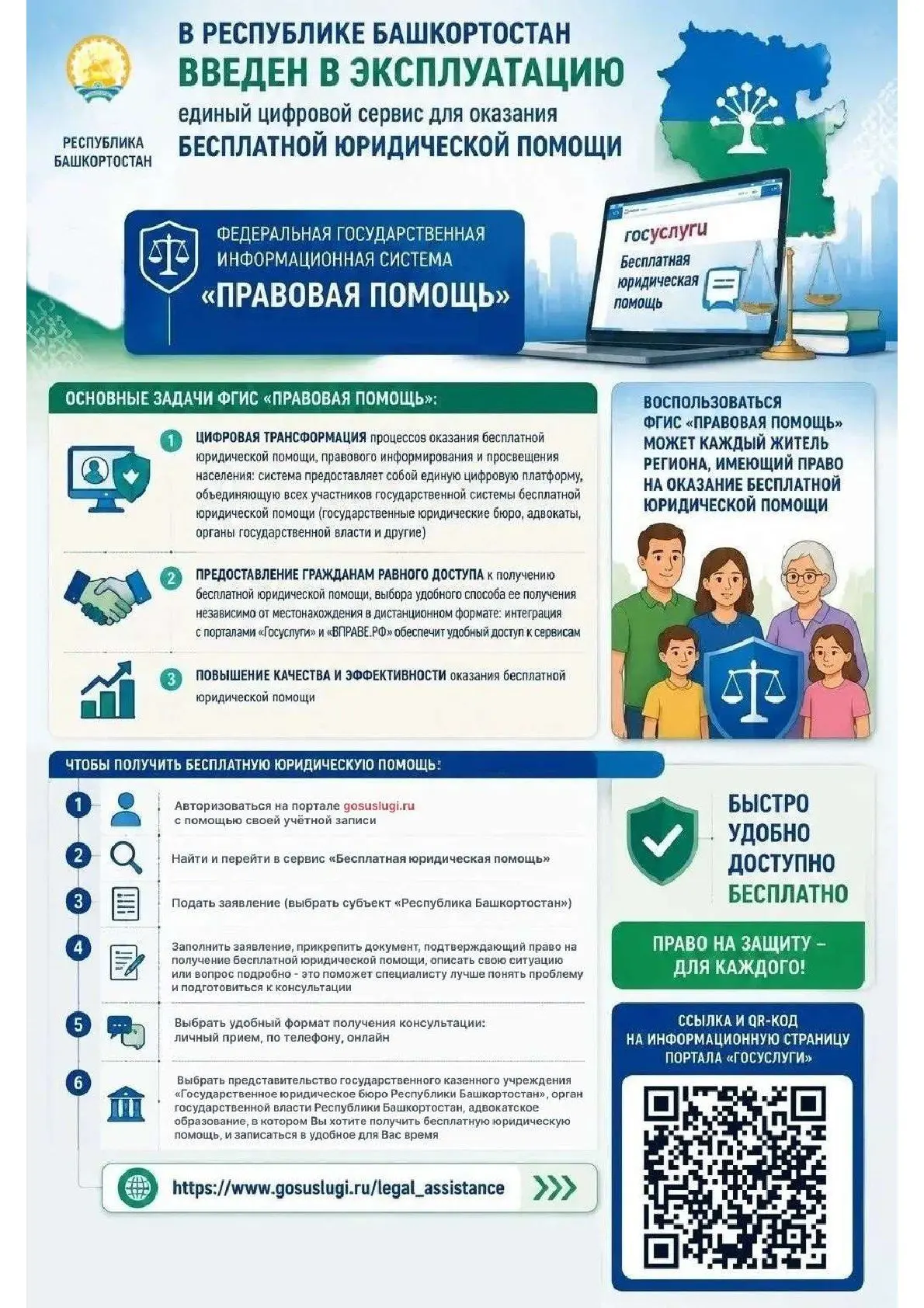 В Республике Башкортостан введен в эксплуатацию единый цифровой сервис для оказания бес...