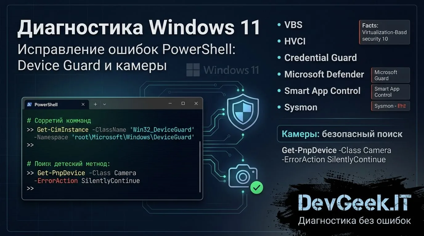 PowerShell-диагностика: Win32_DeviceGuard живёт не там, где вы думаете