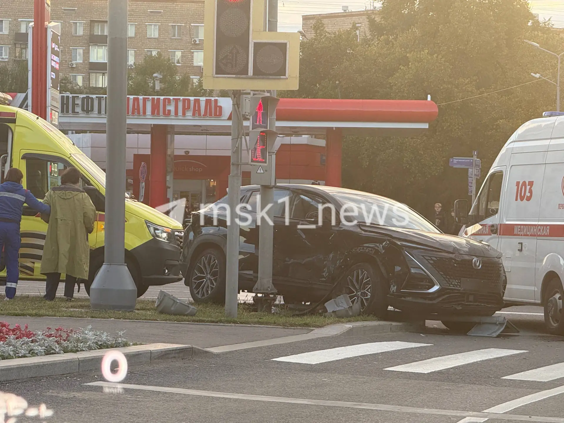 Страшная авария на Симоновском вале
