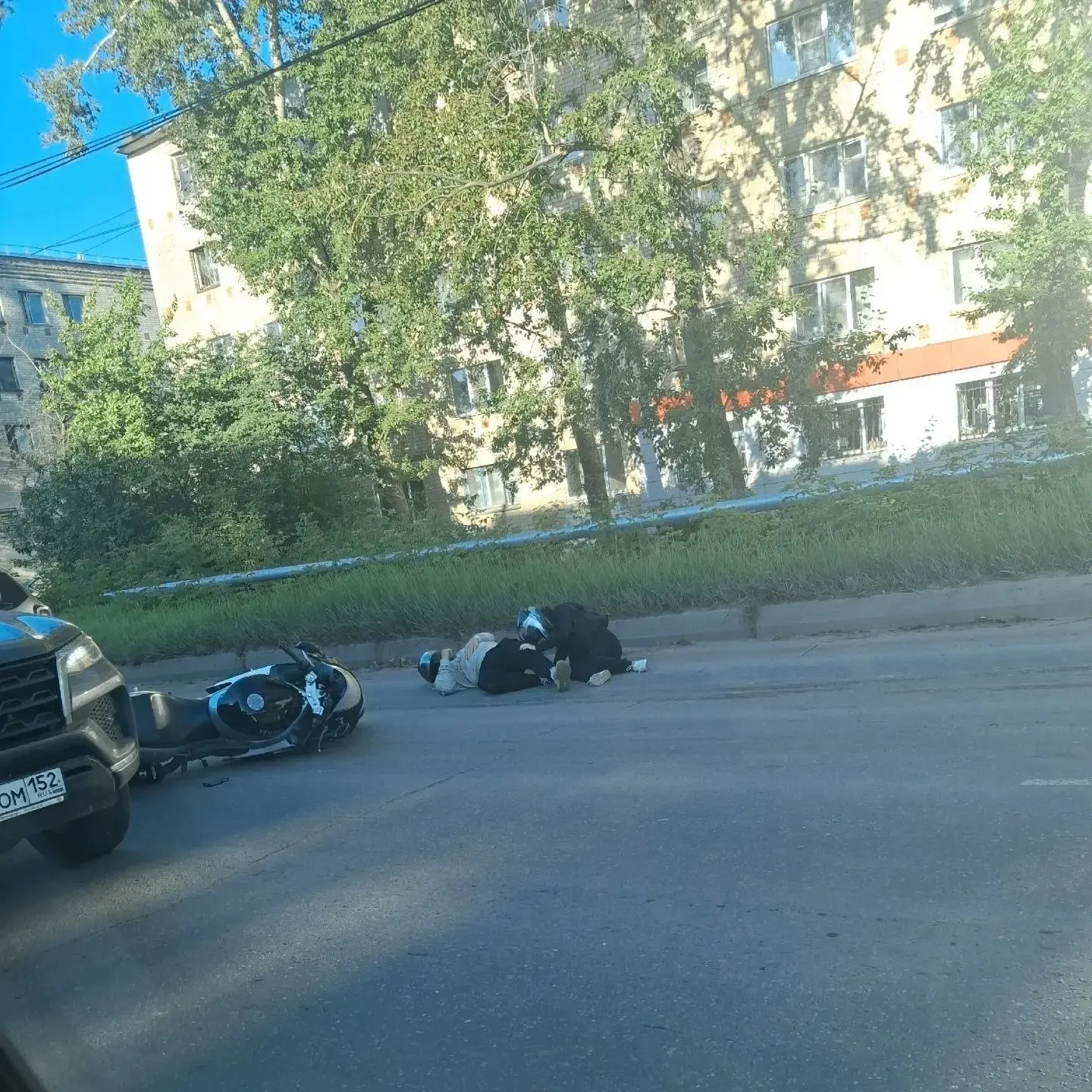 Сегодняшнее ДТП с мотоциклистом 9 Мая ☹️