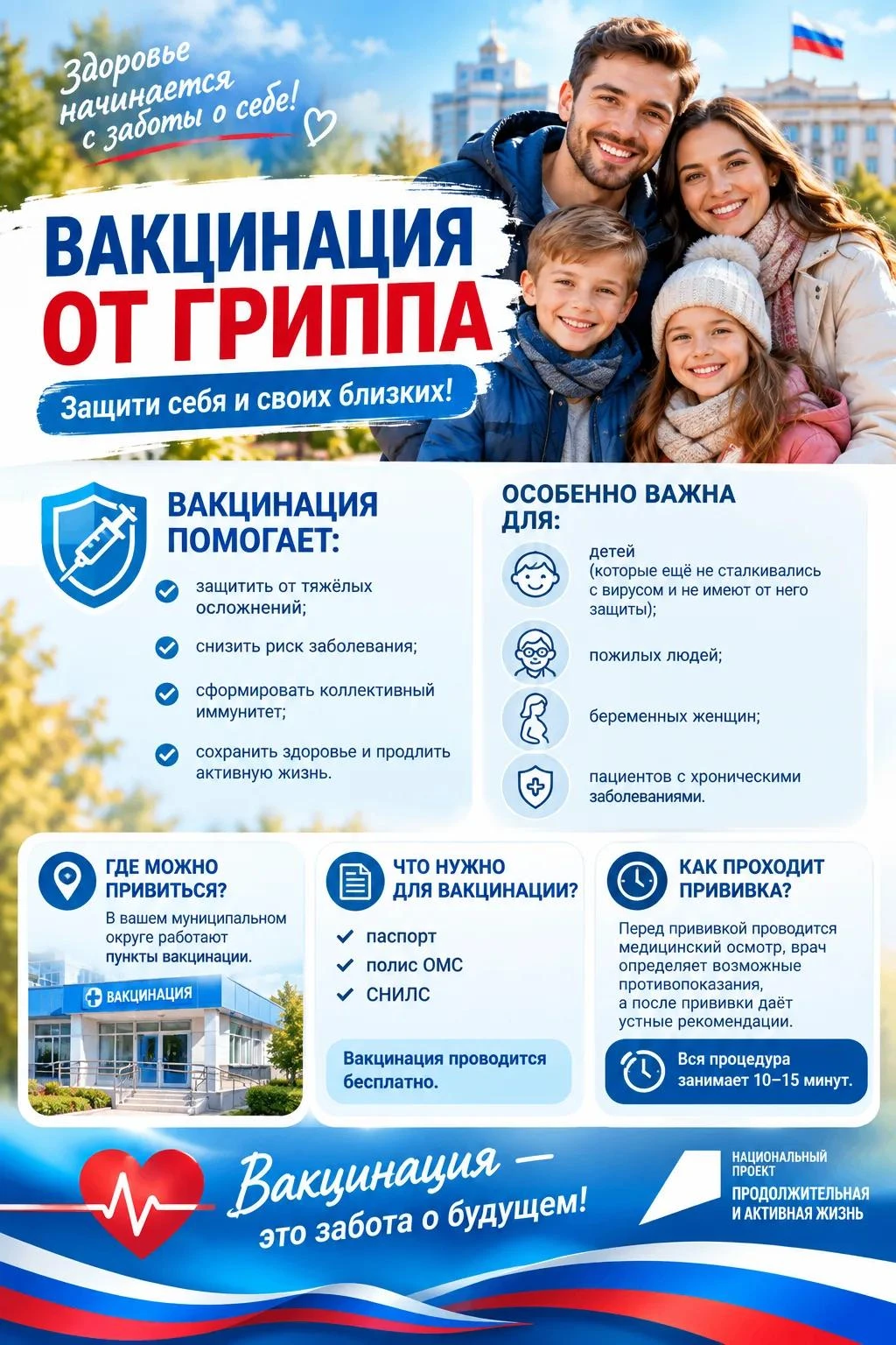 ⚡️Грипп — одно из самых распространенных и опасных вирусных заболеваний.