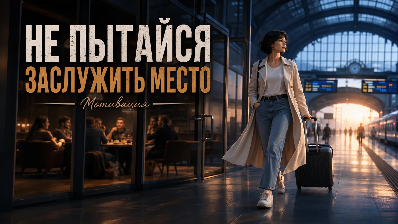 Не пытайся заслужить место там, где тебя держат на расстоянии
Иногда ты стараешься стать ещё понятне