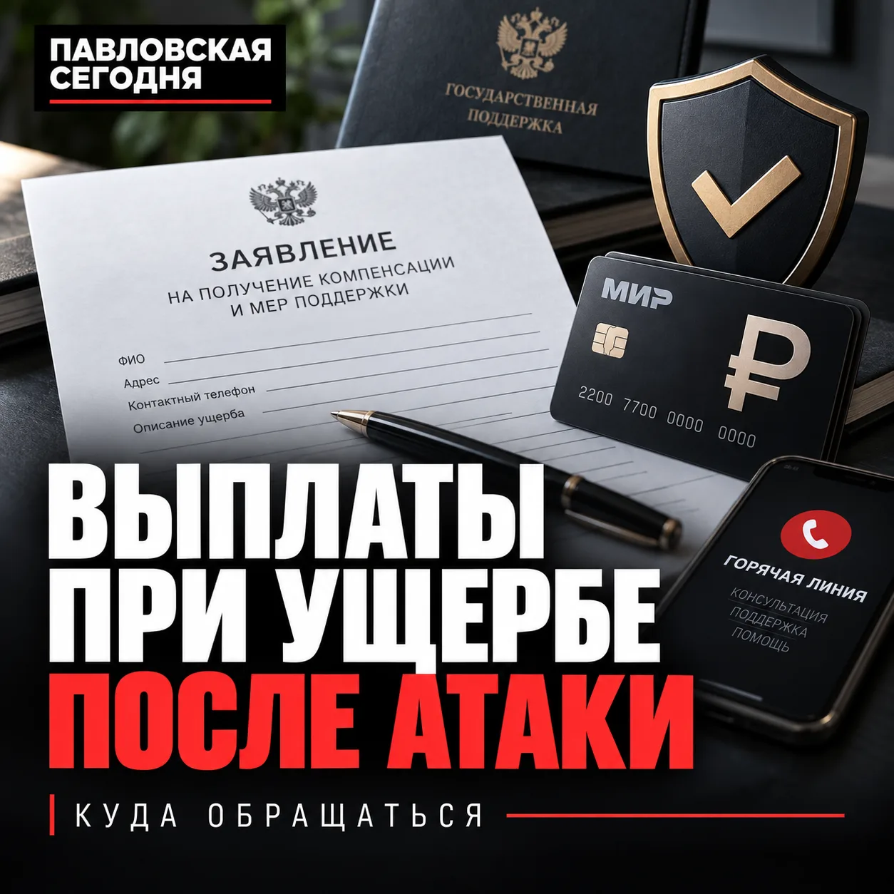 💳 Куда обращаться за выплатами после террористической атаки