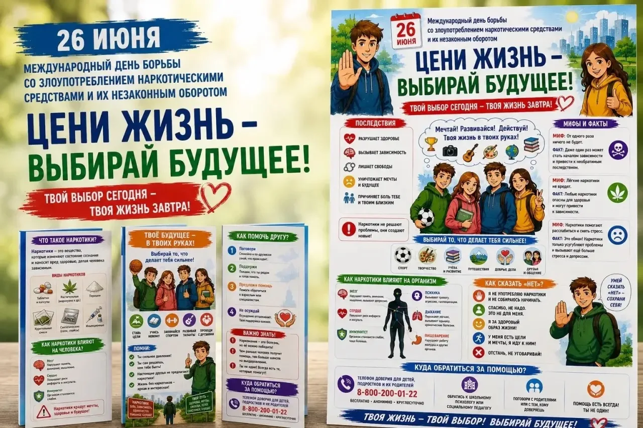 26 июня Международный день борьбы со злоупотреблением наркотическими средствами и их незаконным обор