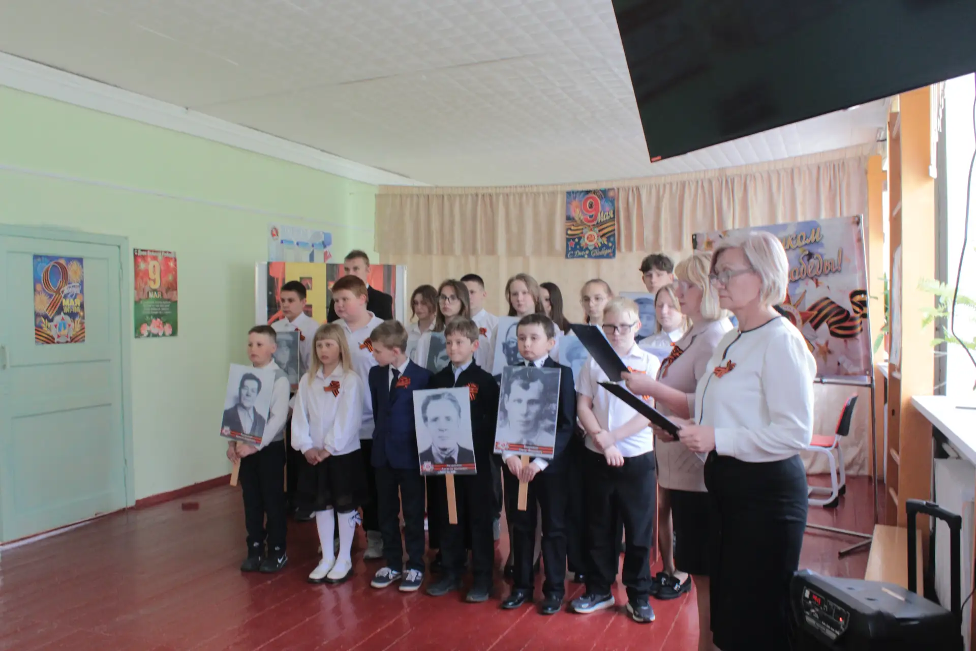 Торжественное мероприятие, посвященное празднику Дня Победы.