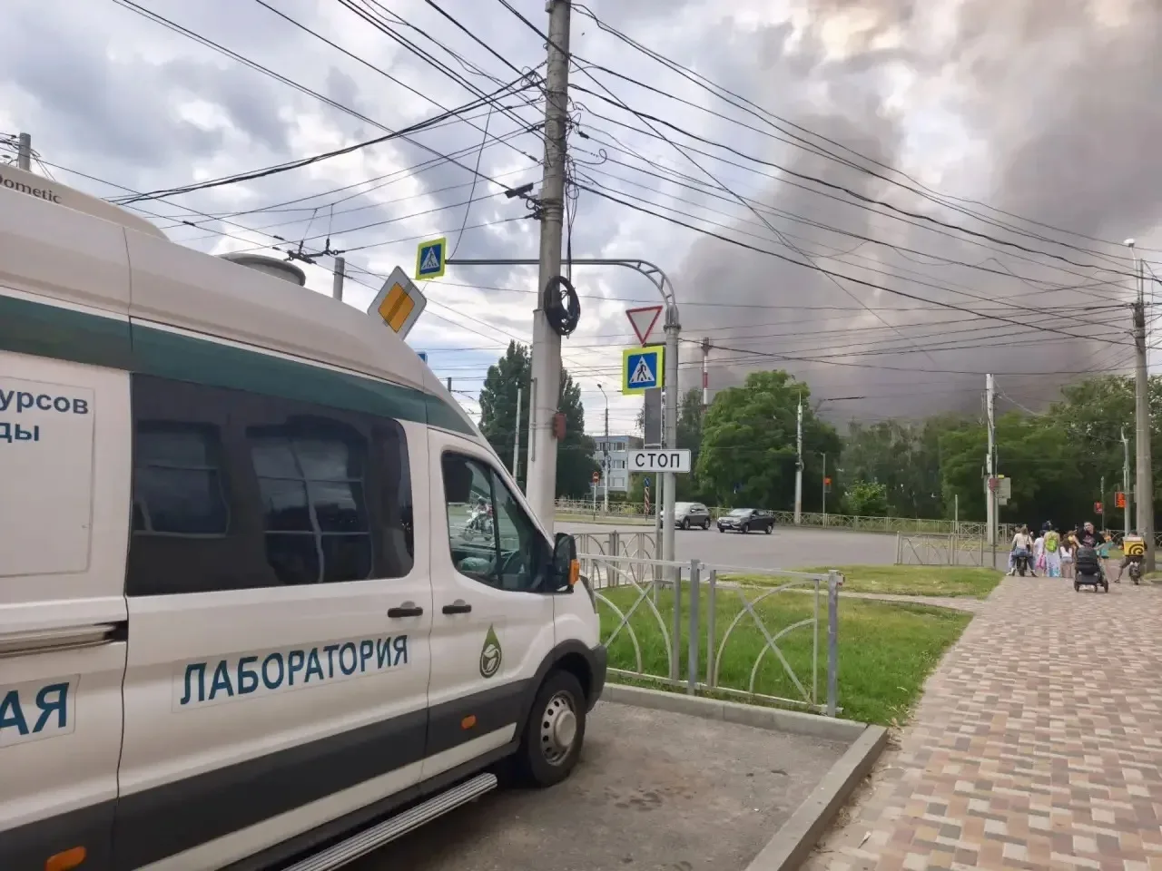 🔥 Пожар на проспекте Кулакова в Ставрополе