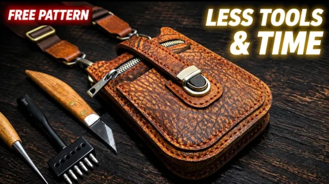 Сумочка кроссбоди под телефон и карты от Chervoleather