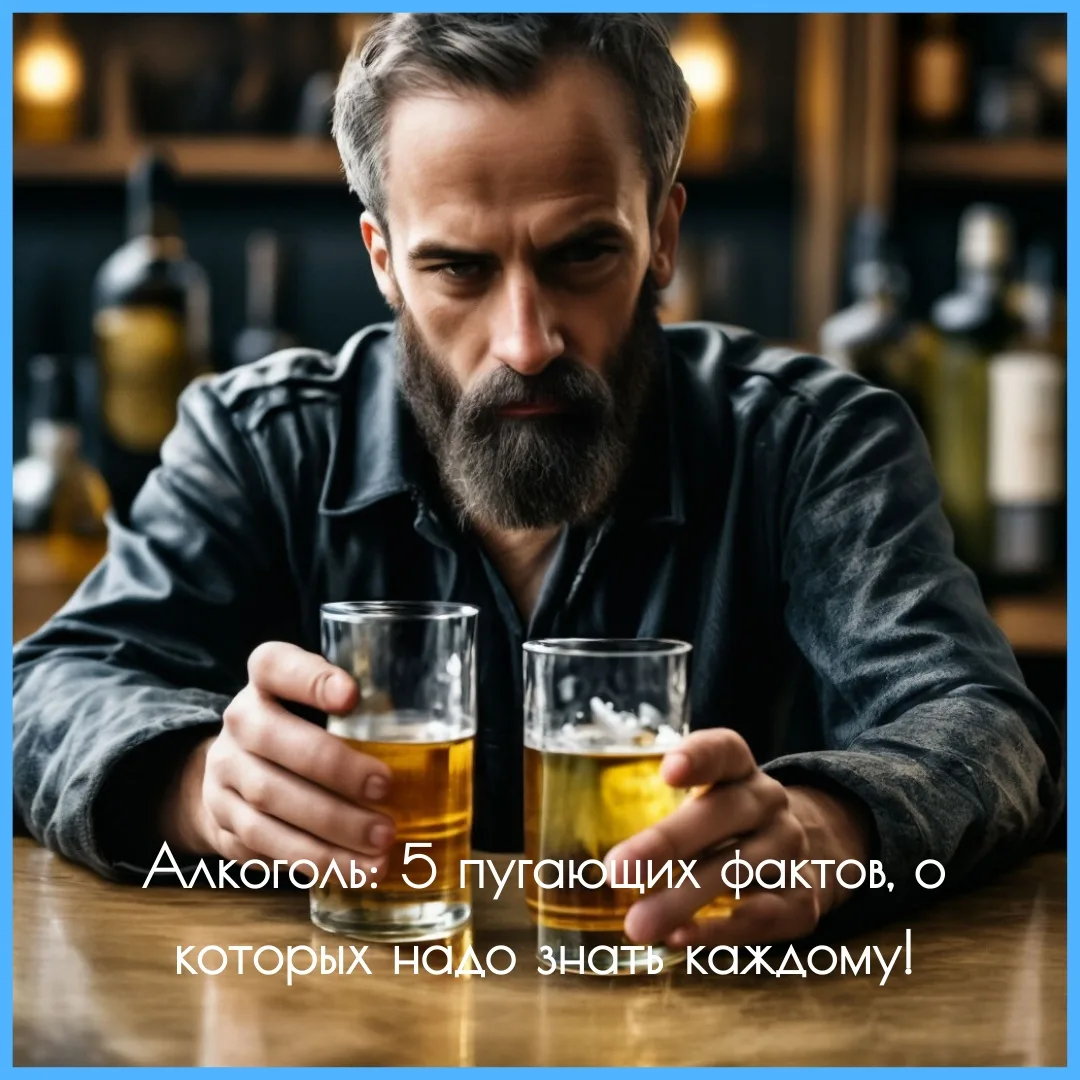 ❗Алкоголь: 5 пугающих фактов, о которых надо знать каждому!