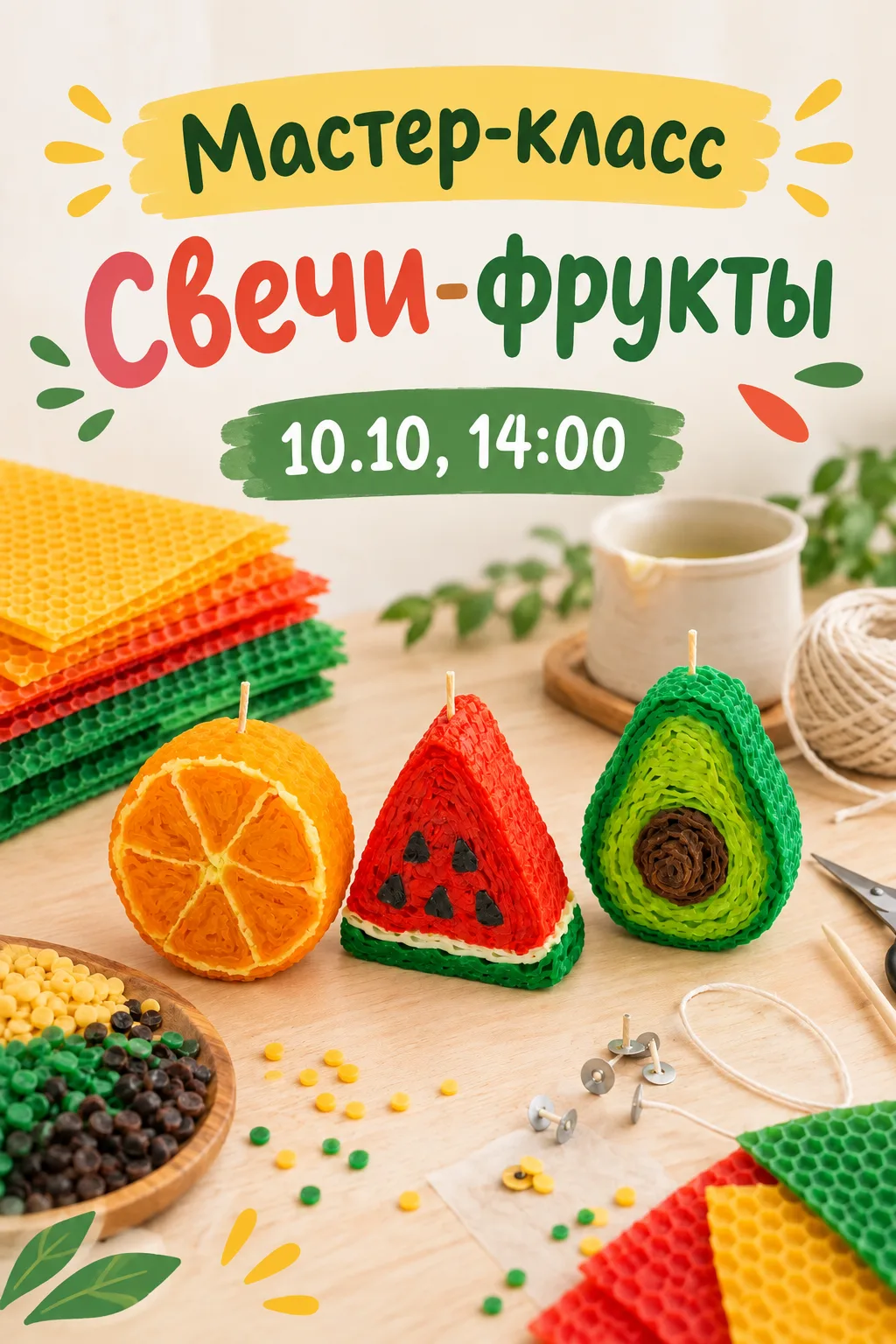 В ближайшую субботу нас ждёт очень уютный, очень ароматный мастер-класс: изготовление с...