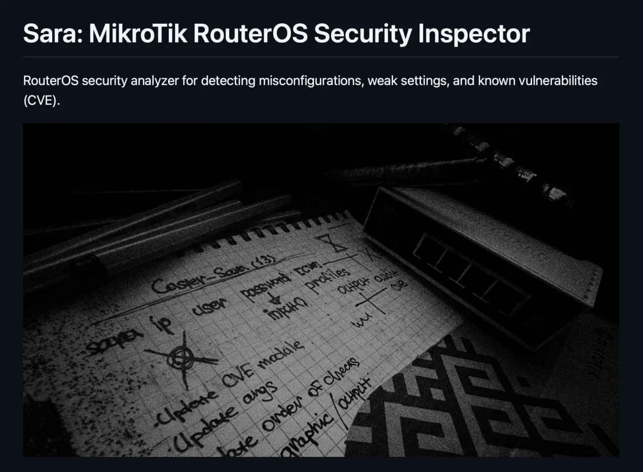 RouterOS Security Inspector.