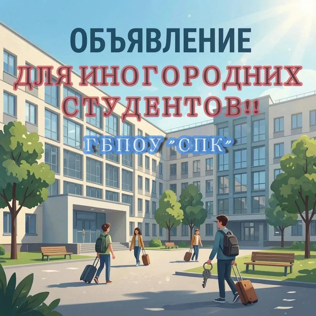 🏠Заселение в общежития обучающихся, поступивших на 1 курс, будет производиться с 31.08...