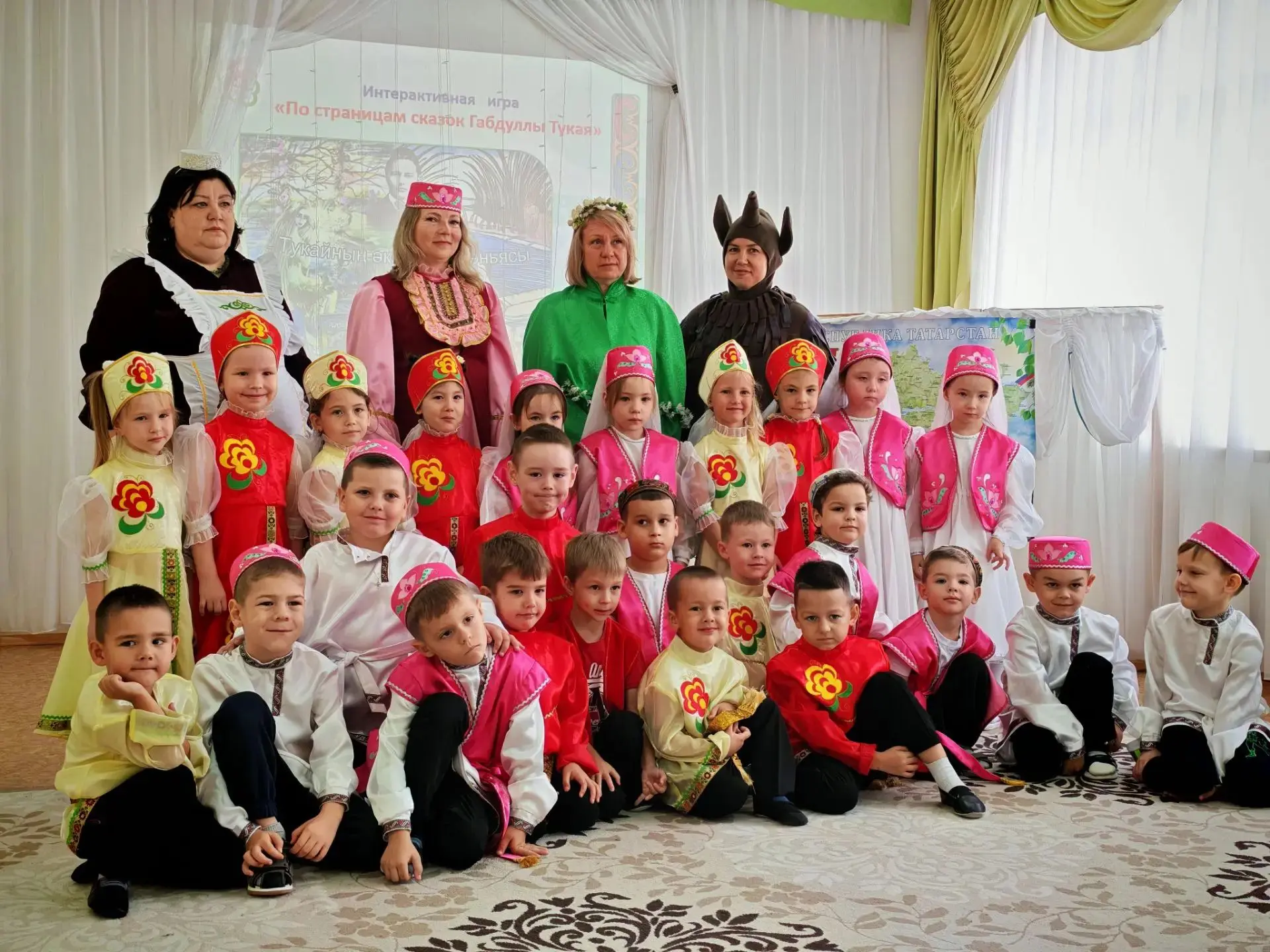 Этнокультурный квест сегодня совершили воспитанники старших групп по маршруту Альметьев...