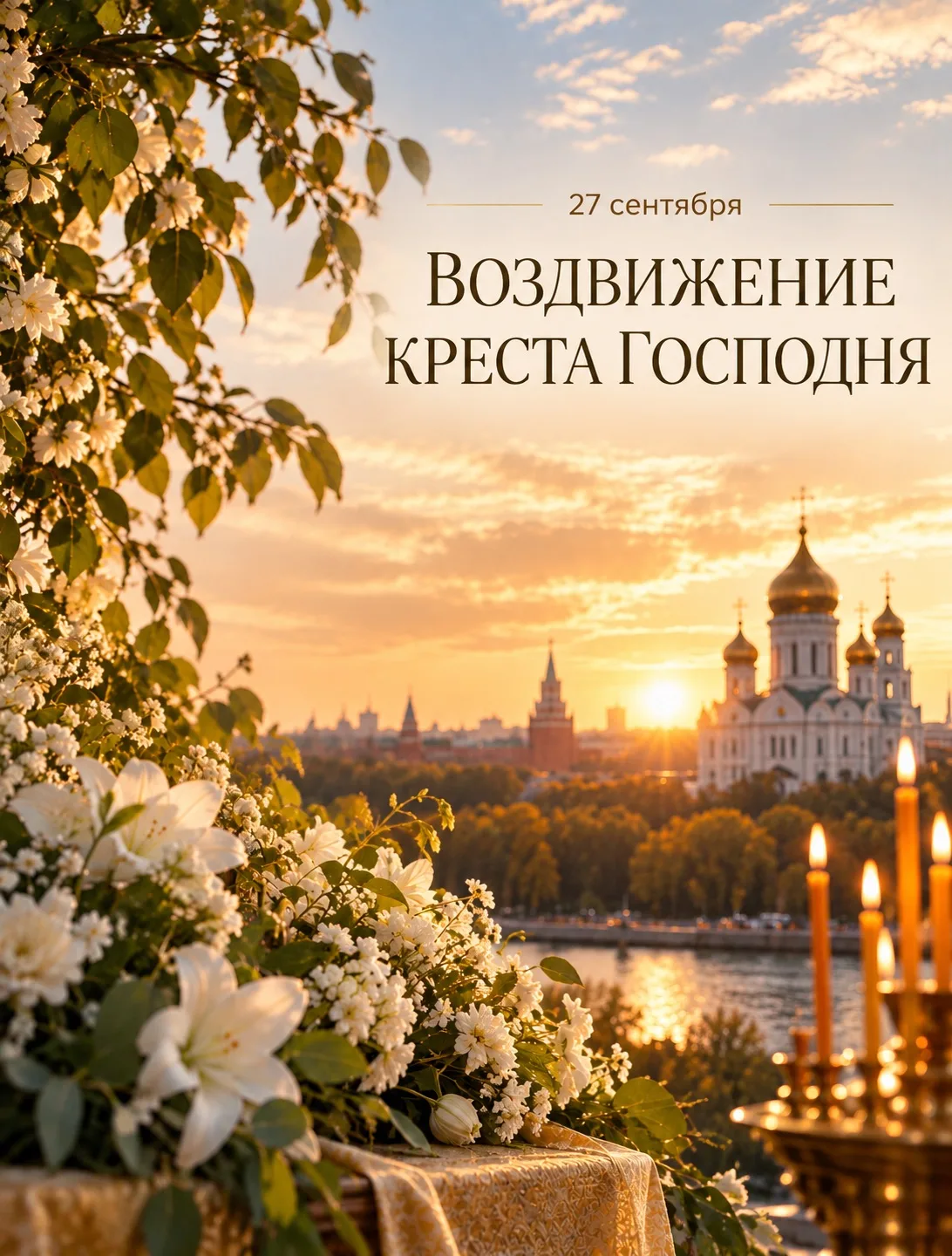 27 сентября - Воздвижение Креста Господня.