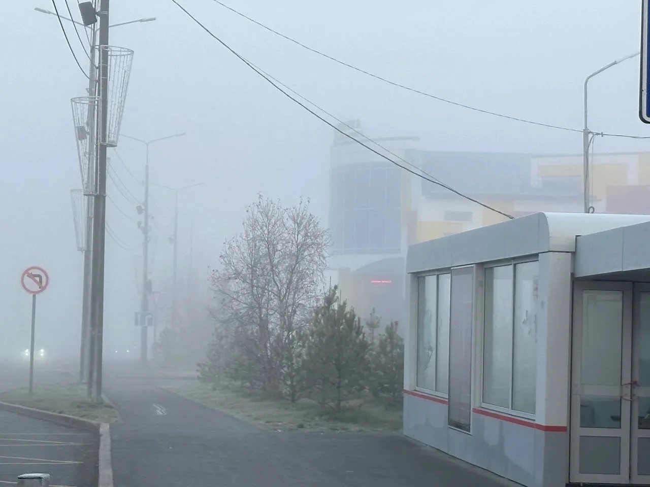 🌫 Салехард утонул в густом тумане