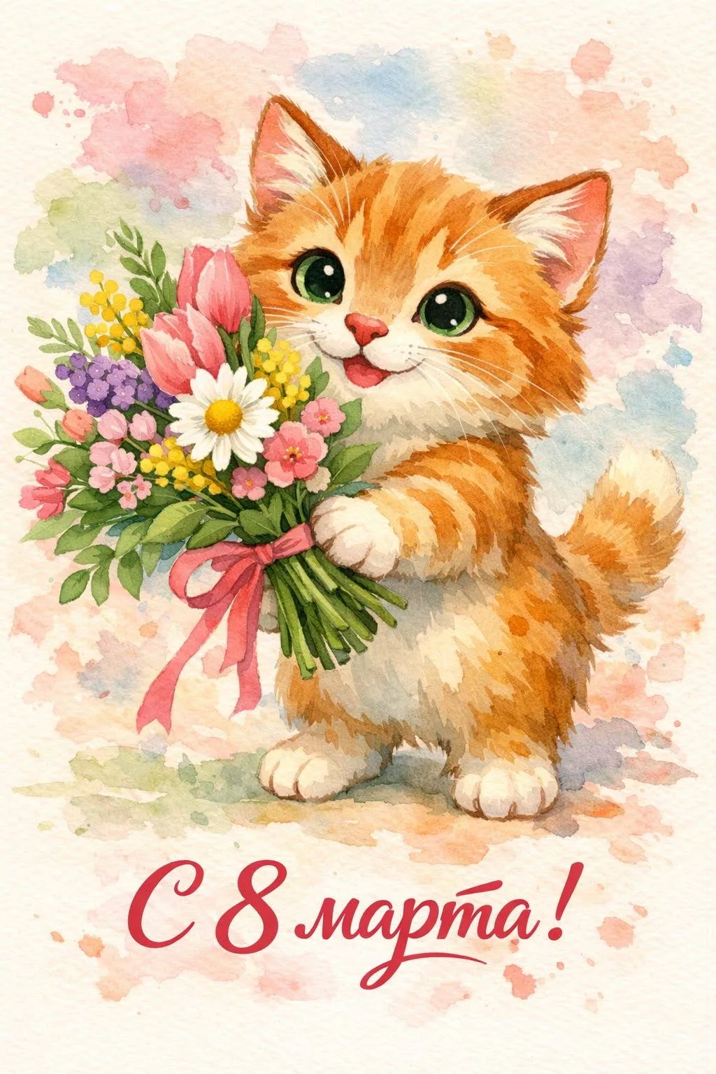 🌸 С Международным женским днём — 8 Марта! 🌸  Будьте счастливы, любимы и окружены заботой не только с