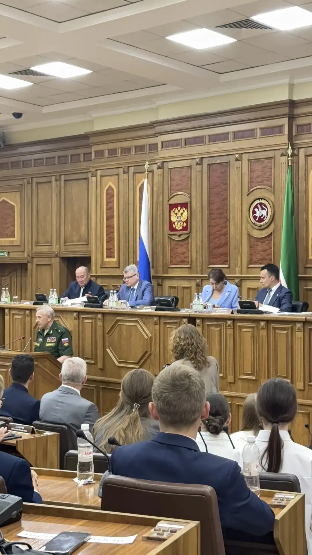 Татарстан Республикасы Дәүләт Советында патриотик тәрбия буенча Координацион совет белән берлектә ут