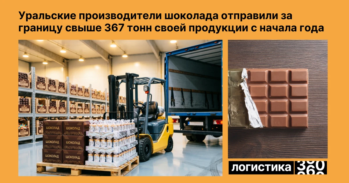 🍫 Уральский шоколад набирает вес на зарубежных маршрутах