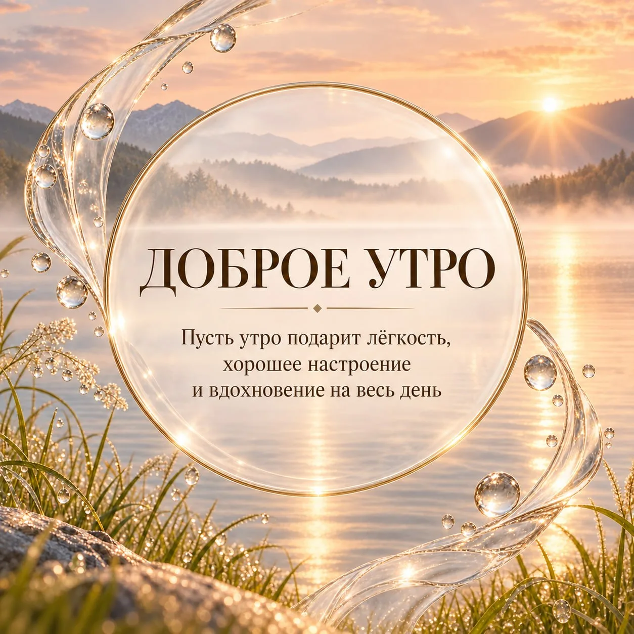 Доброе утро! Желаю всем прекрасного дня и замечательного настроения!