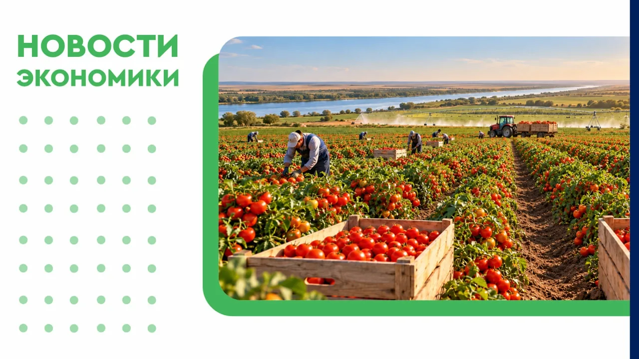 🍅 Астраханская область производит больше 2,5 млн тонн овощей