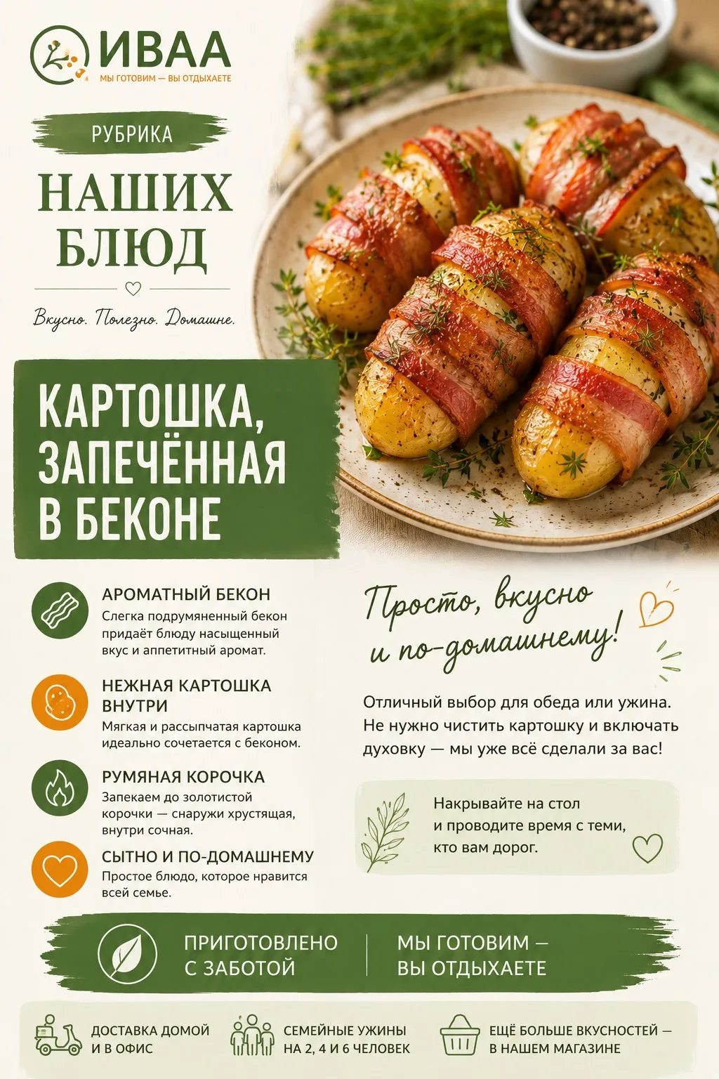🥔 РУБРИКА «НАШИ БЛЮДА» | ИВАА