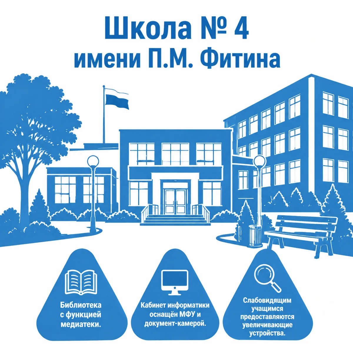 Четвёртая школа Ялуторовска встретила учеников в День знаний
