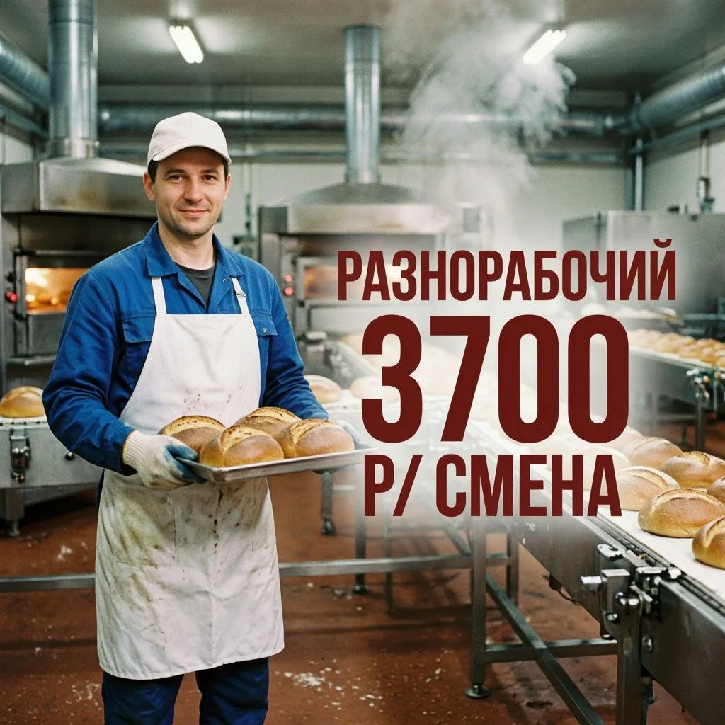 Приглашаем Разнорабочих на хлебозавод!