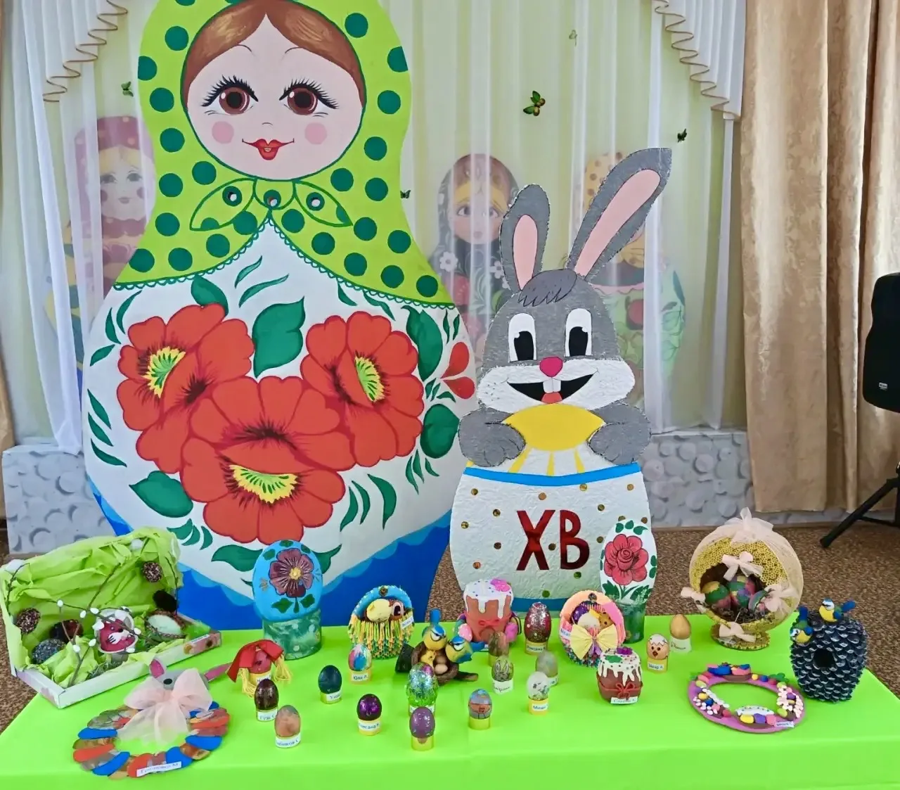 🐰✨ Пасхальная выставка.